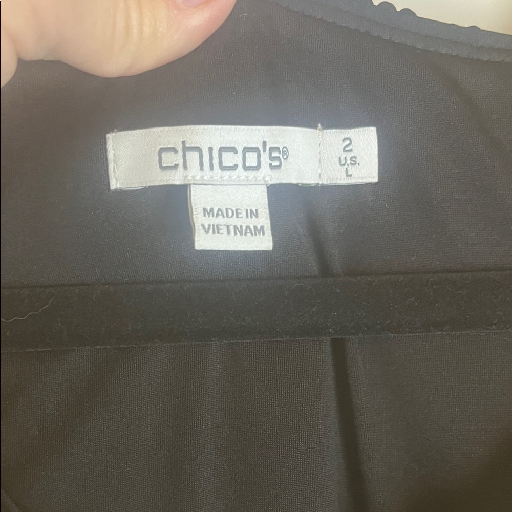 Chico's Black Sequin Ensemble Bundle, Tank & Tuni… - image 4